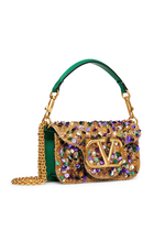 Valentino Garavani Locò 3D Embroidery Mini Shoulder Bag